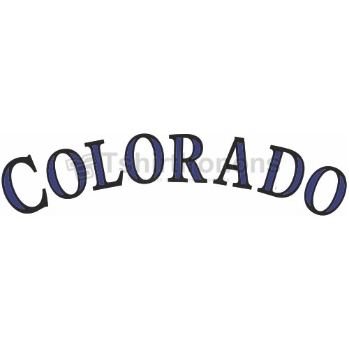Colorado Rockies T-shirts Iron On Transfers N1573